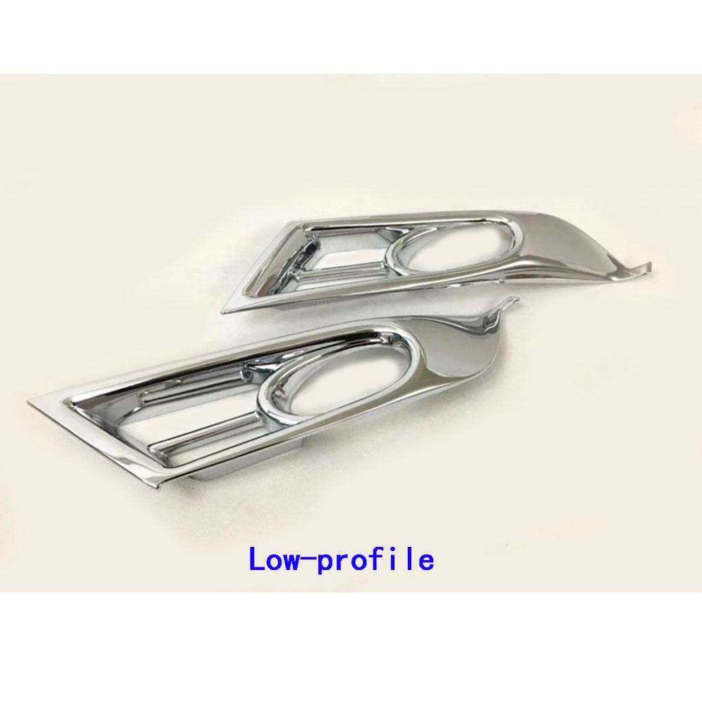 Car Detector ABS Chrome Cover Trim Front Head Fog Light Lamp Frame Parts 2pcs For Honda CRV CR-V 2017 2018