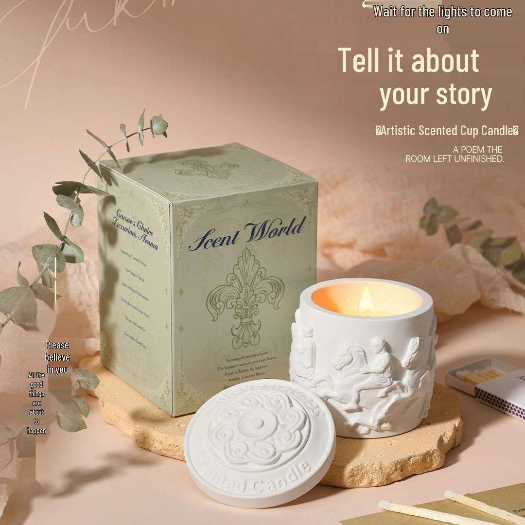 Soy Wax Ceramic Candle: Long-Lasting Aromatherapy for Home or Hotel