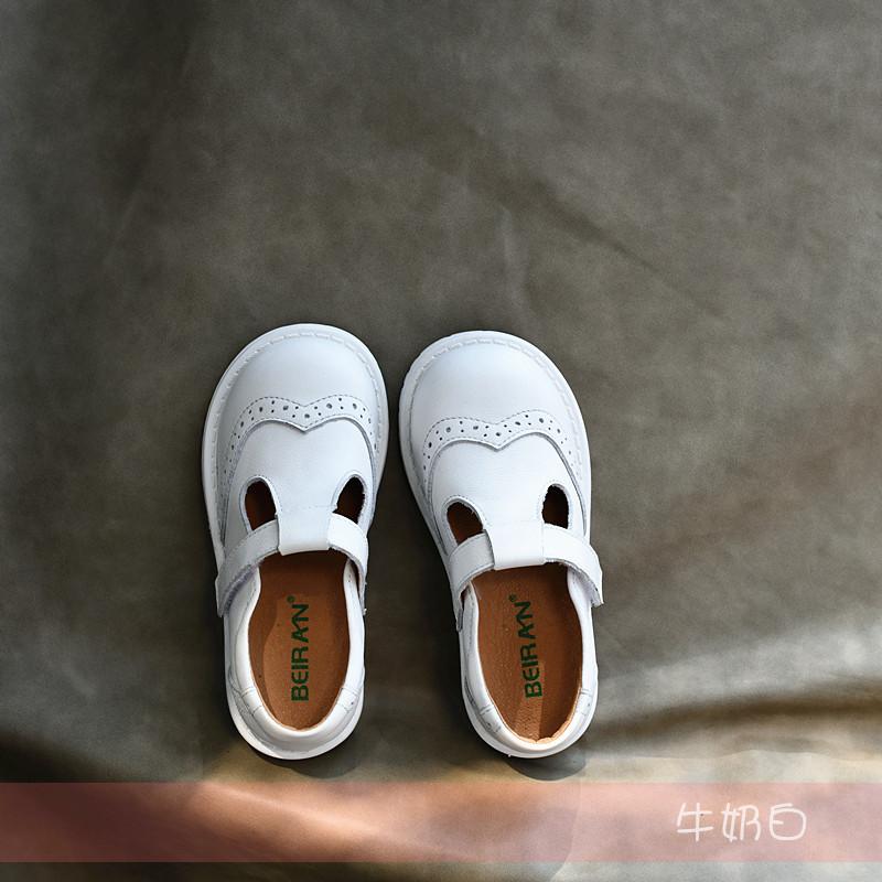 

Children shoes British leather princess shoes Geniune leather shoes baby shoes spring autumn models single shoes campus soft sho 24