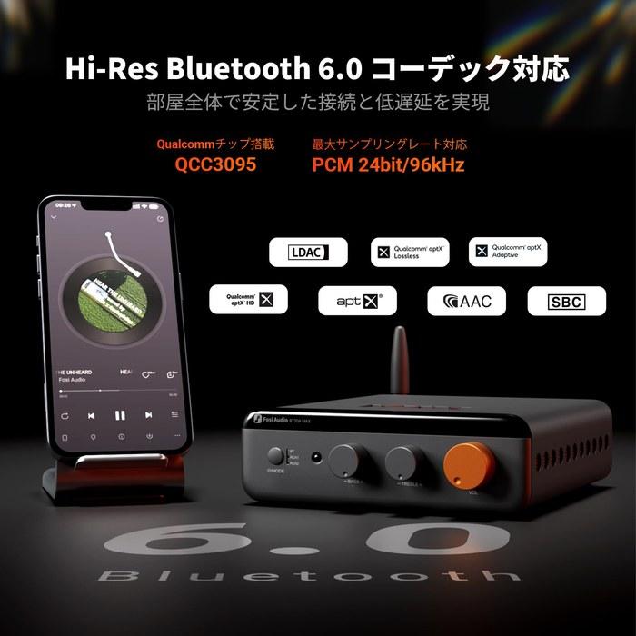 Fosi Audio BT20A MAX Stereo Power Amplifier 300W x 2, Bluetooth 6.0, with Remote & 48V/5A Power Supply