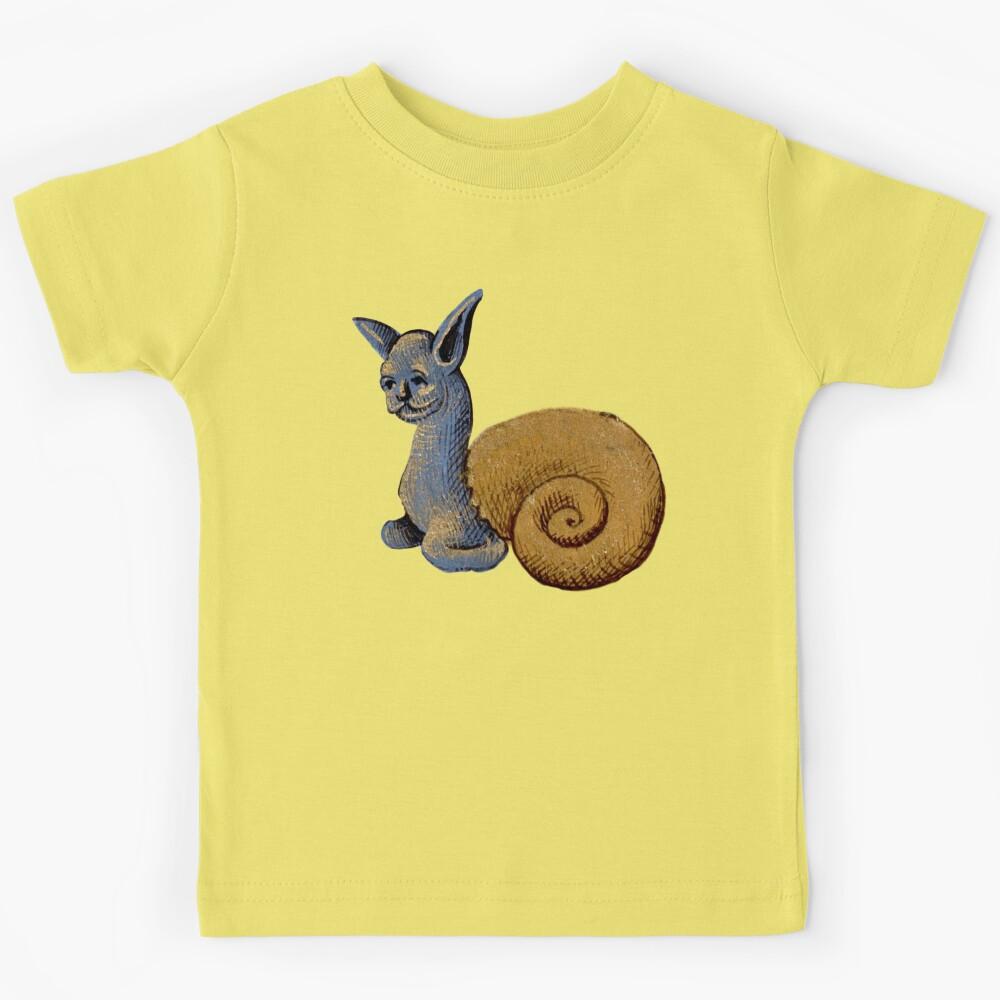 15th Century Snail Cat Kids T-Shirt 140
