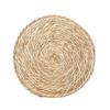 1Pcs Pot Mats Handwoven Rattan Placemats Round Heat Insulation Mats Natural Woven Table Mats For Dining Home Wedding Decor