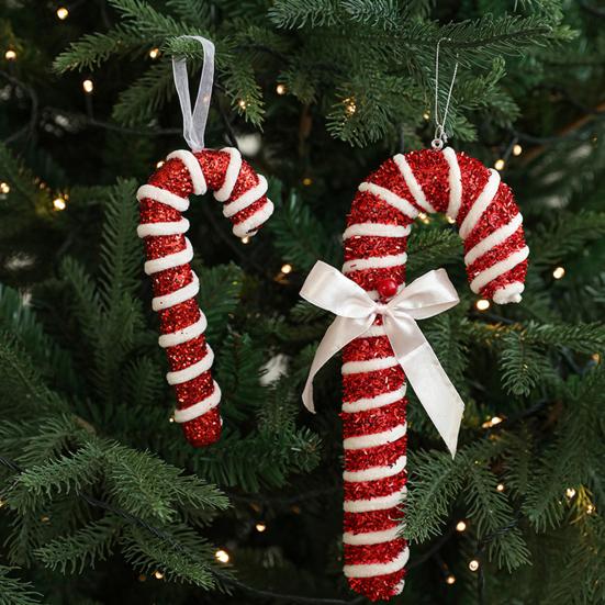 Χριστουγεννιάτικο Κόσμημα Καραμέλας Αφρός Μπαστούνι Καραμέλας Μέντας Χριστουγεννιάτικη Διακόσμηση DIY Κρεμαστό Κόσμημα για Διακόσμηση Εορτών