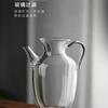 Heat-Resistant Borosilicate Glass Song Dynasty Style Teapot, Small Teapot for Blooming & Loose Leaf Tea,Kungfu Tea Set