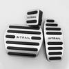 Aluminum Car Pedal Foot Pad Fuel Accelerator Brake Crust Pedal Cover for Nissan X-Trail X Trail T32 2014-2019