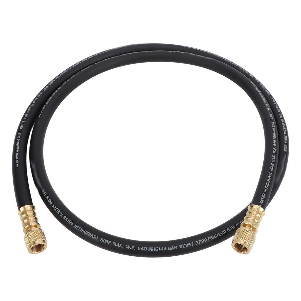 Tubo Sottovuoto per HVAC Lunghezza 6 piedi Raccordo 3/8"x3/8" Pressione di Lavoro 640PSI Pressione di Rottura 3200PSI Tubo di Carica Refrigerante