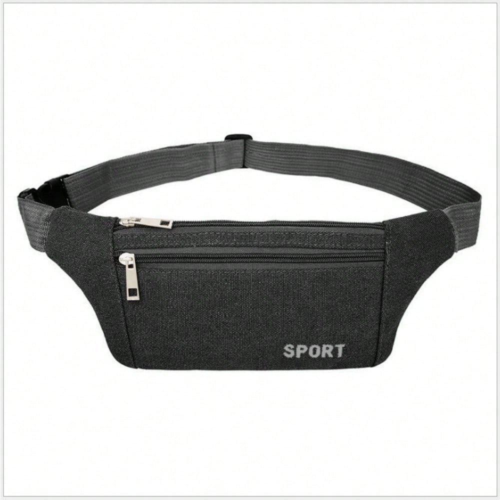 New Men's Waist Bag for Outdoor Leisure, Large Capacity Business Cashier, Coins, and Mobile Phone Pocket