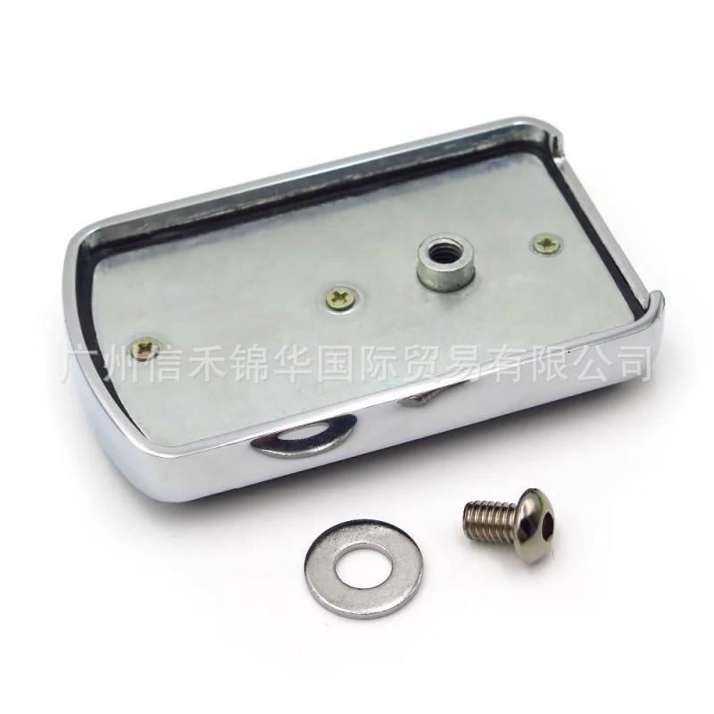 Extended Footpegs Harley Softail 1986 Motorcycle Brake Pad Pedal Platform Black Chrome