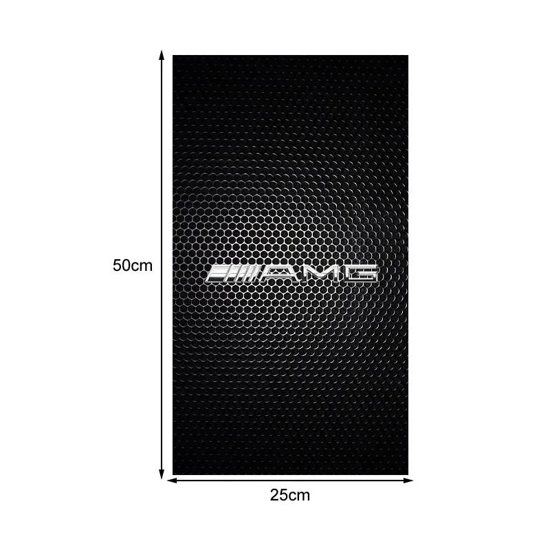 AABIF1 2PCS Car Center Column Stickers B-pillar Decals Accessories Stickers For Mercedes Benz AMG W204 W213 W205 W211 W212 W176