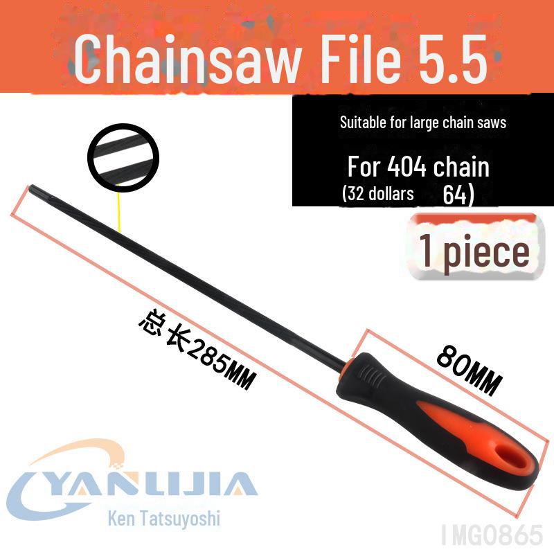 

Електрична шліфувальна машина для ланцюга та набір круглих напилків для обслуговування зубів бензопили