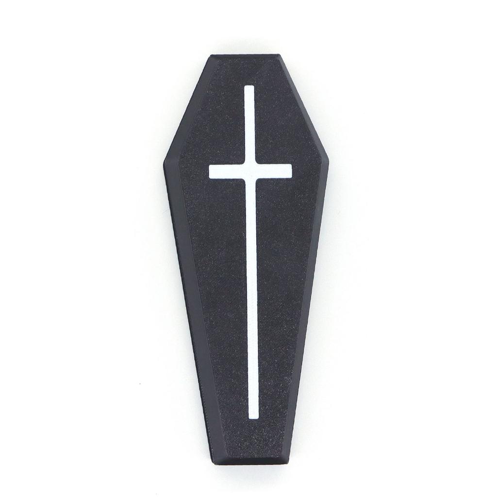 3D Printed Coffin Refrigerator Magnet Coffin Box Plastic Coffin-shaped Box Gothic Prank Item Party Supplies