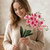 Lifelike Artificial Orchid Realistic Faux Phalaenopsis  Wedding Party Decor