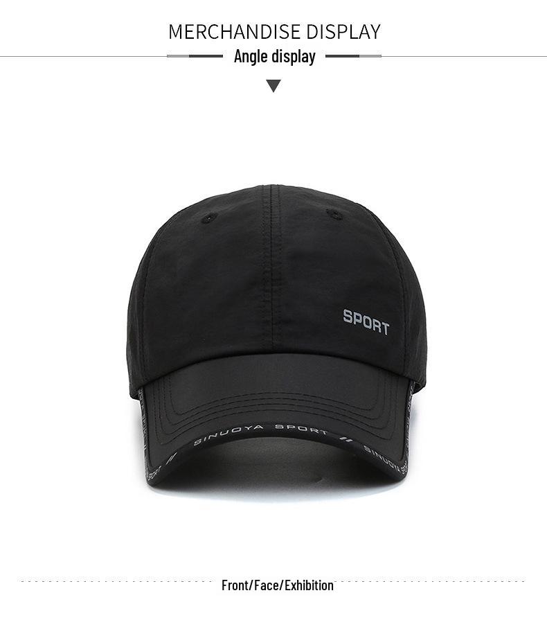 Unisex Outdoor Quick-Dry Sun Protection Baseball Cap - Breathable Shade for Fishing and Casual Wear
