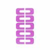 100Pcs Reusable Nail Polish Stickers U-Shape Anti-Overflow Tape  Manicure Tool