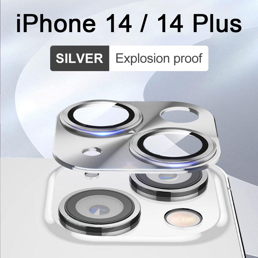 Camera Lens Protector For iPhone 14 Pro Max 14 Plus Luxury Aluminum Alloy Eagle Eye Protective Ring Paste Cover