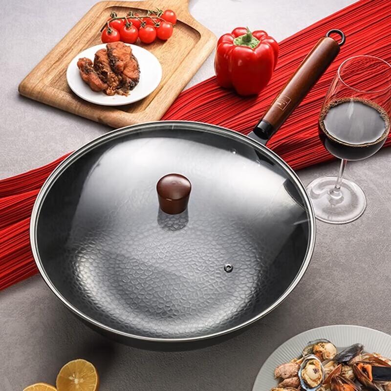 Corning VISIONS 32cm Fine Iron Hammered Wok
