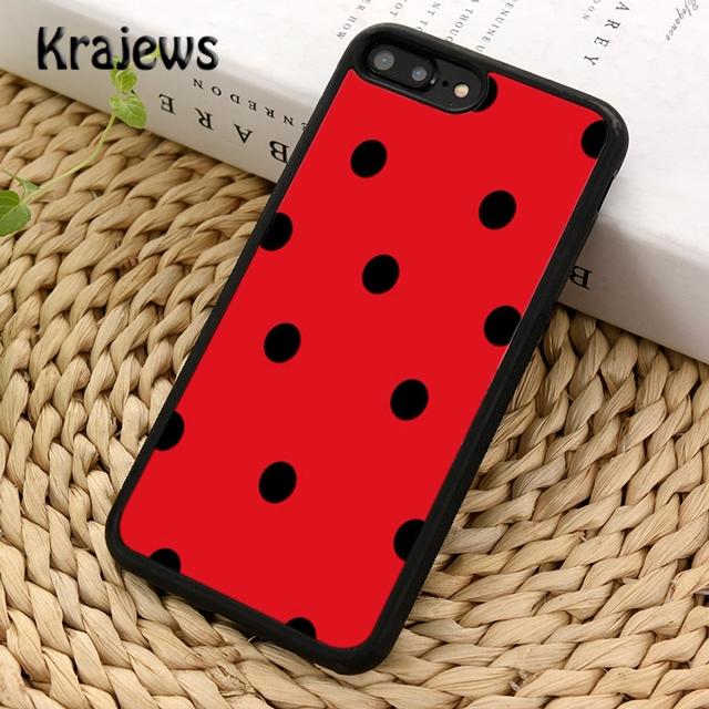 Krajews Lady Bugs Phone Case Cover For iPhone 17 Air 16 15 14 plus 12 13 pro max coque Shell Fundas