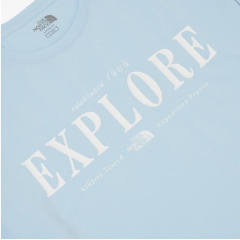 The North Face White Label Explorer Short Sleeve Round Tee Nt7uq06m