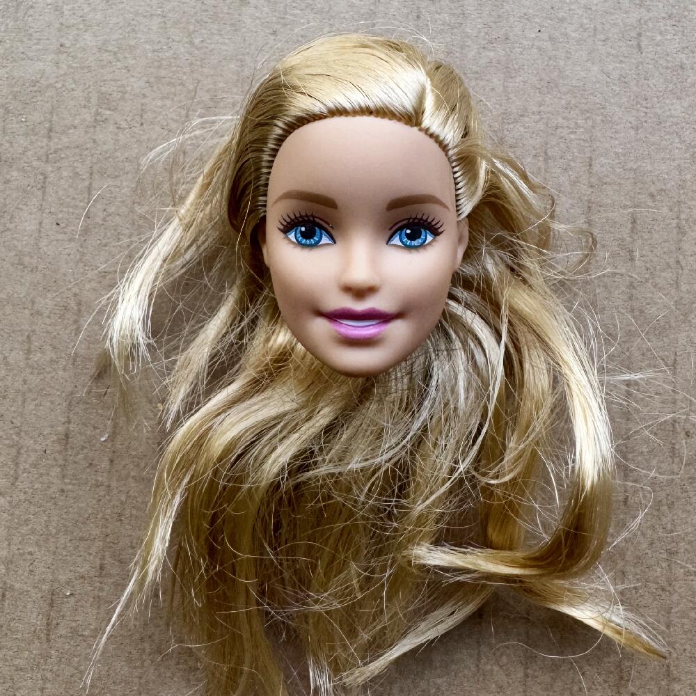 1/6 Doll Heads Rare Face White Beige Brown Skin Tone