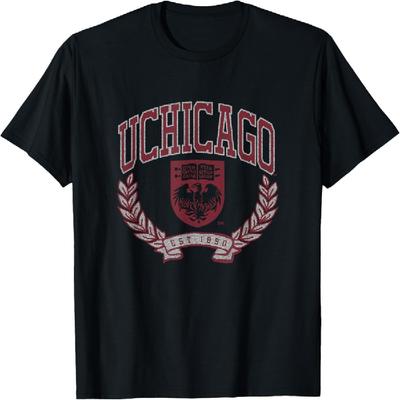 Chicago Maroons Varsity Logó Hivatalosan Engedélyezett Póló