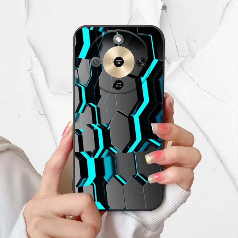 For Honor X9d Case Soft TPU Phone Case For Honor Magic8 Lite Matte Back Cover For Honor X70 Shockproof Silicone Bumper Funda
