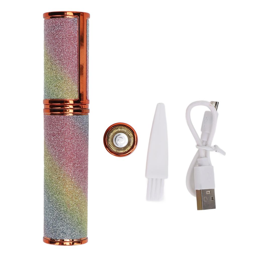 2 in 1 Facial Hair Remover Mini Multifunctional Portable Large Capacity Battery Quick Hair Removal