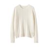 Women's Thickened Cable Knit Cashmere Sweater: Cozy & Versatile for Autumn and Winter