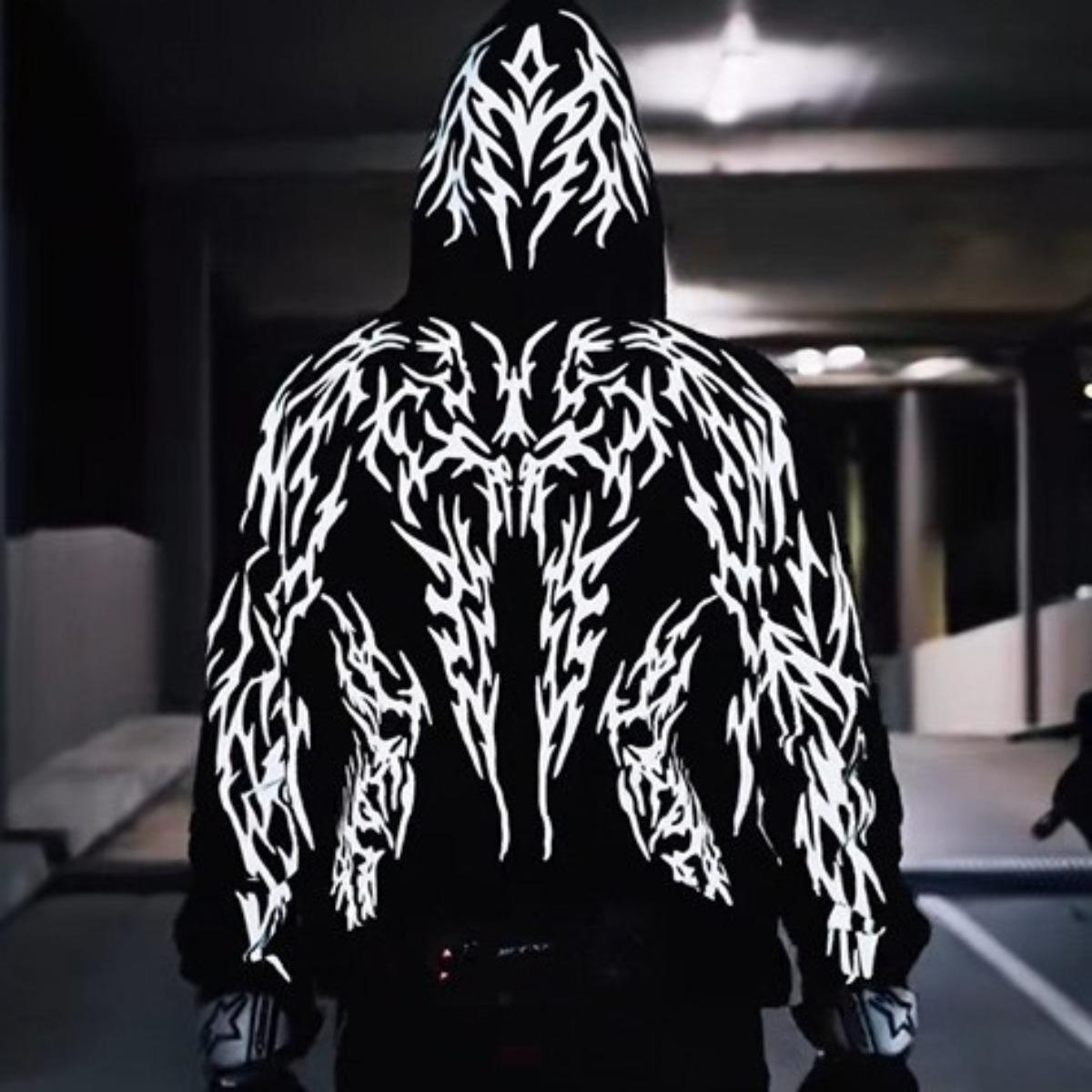 BeatStreet New Hoodie Sweatshirt Glowing Print