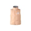 Everett Series Pastel Logo Solid Color Stand Collar Windproof Waterproof Down Vest Men Vests Misty-Orange 2614MB1-1387