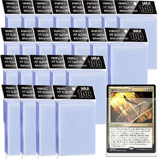 600 Adet Tam Oturan Kılıf, Tam Oturan Kart Kılıfları, MTG İç Kılıfları, Çift Kılıflama İçin Tam Oturan Kılıf, Yüksek Şeffaflıkta Ticaret Kartı Kılıfı