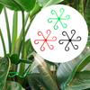 Plastic Plant Support Clips Plant Stem Support Clamp Green Vine Climbing Frame Gardening Tools Turtle Backed Bamboo Support Rod