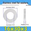 Jinguying Stainless Steel Flat Washer 201/304/316 Standard Size, No Burrs (GB97/DIN125)