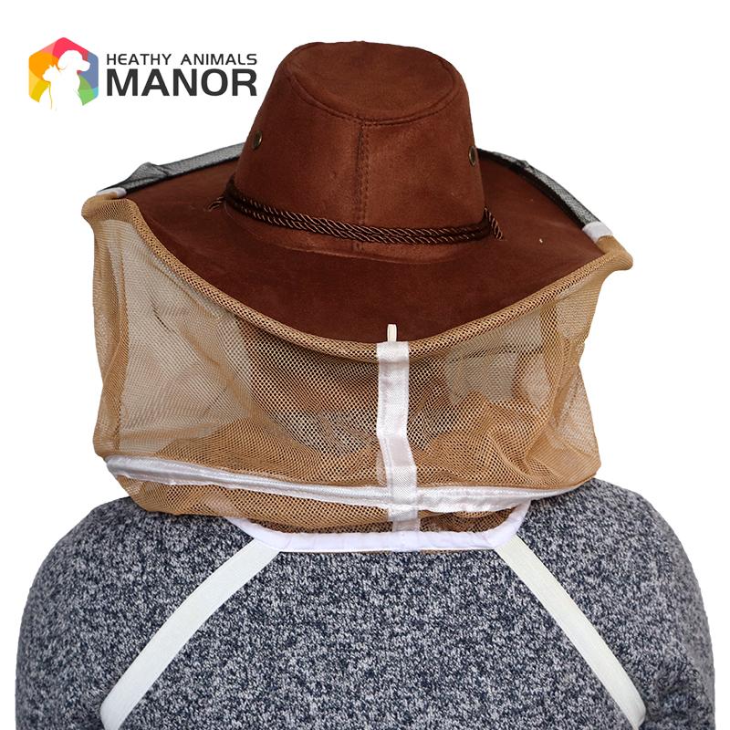 Beekeeper Protective Hat Anti Bee Fabric Nylon Net Yarn Hat Beekeeping Protector Cap Beekeeper Cowboy Comfortable Design