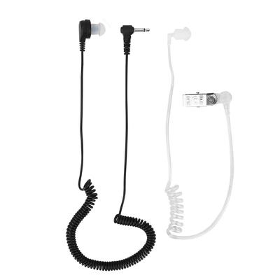 3.5mm Mono Listen Only Surveillance Acoustic Tube Earpiece Headset Anti Radiation for Radio
