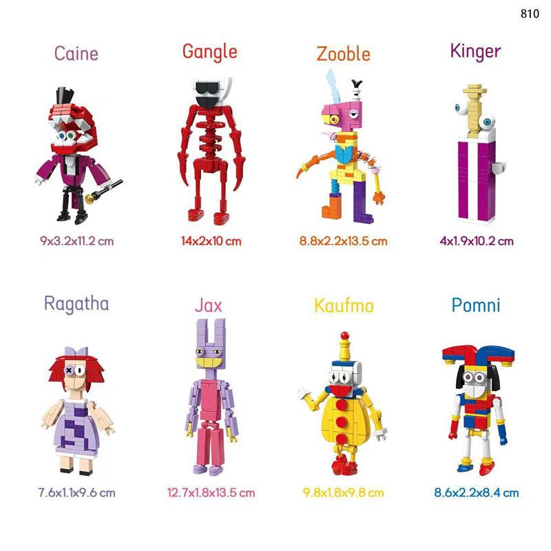 New product: The Amazing Digital Circus Magical Digital Circus Assembly Block Children's Toy Christmas Gift