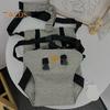 Toddler Booster Seat with Safety Buckle Adjustable Wear Resistant Foldable Dining Table High Chair Travel Booster Seat for Kids