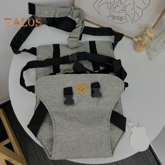 Toddler Booster Seat with Safety Buckle Adjustable Wear Resistant Foldable Dining Table High Chair Travel Booster Seat for Kids