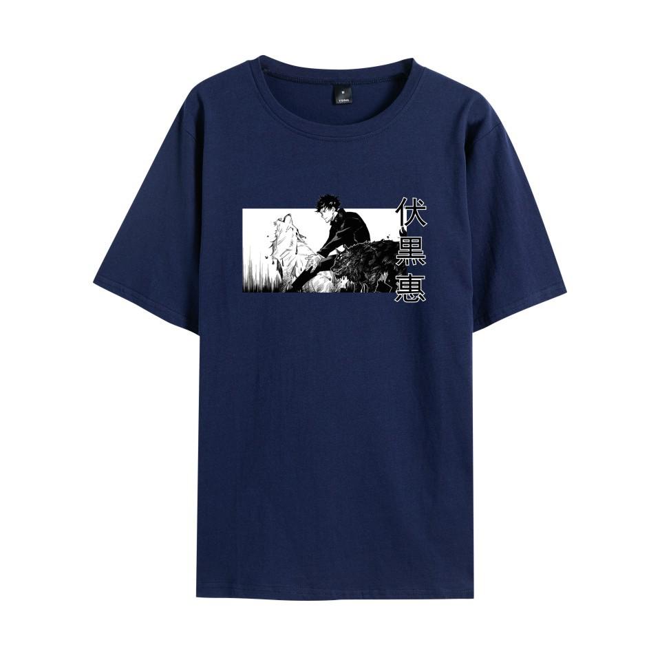 Jujutsu Kaisen Cartoon Tshirt Men Women Print Top Tees Harajuku Tshirts Fashion Summer T-shirt