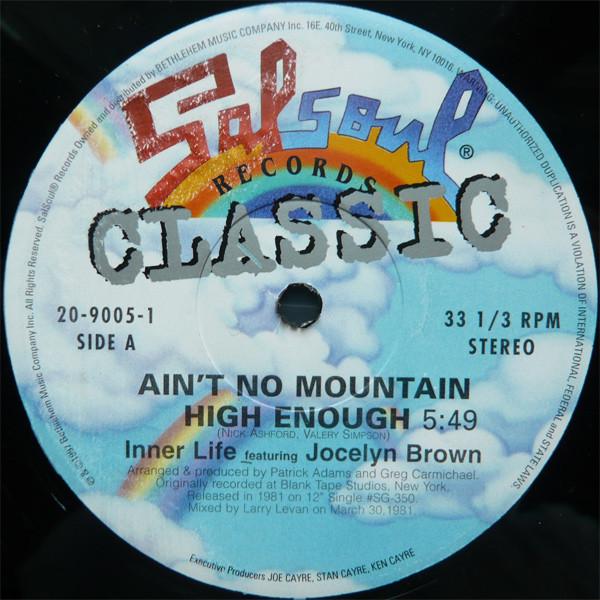 

12inch Record INNER LIFE / LOVE COMMITTEE - Ain t No Mountain High Enough / Jus 2090051 Salsoul Records 1997 US Soul/Funk Used