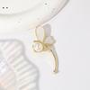Fashionable Dragonfly Pearl Playing Brooch