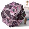 Umbrelă Automată cu Puncte Design Retractabil cu 8 Nervuri Rezistență Construcție Robustă Umbrelă Durabilă pentru Purtare Zilnică