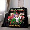 Custom 1pc Floral Fantasy Journey Blanket, Soft And Comfortable Blanket, Casual Warm, Camping Travel Blanket, Birthday Gift Q912143