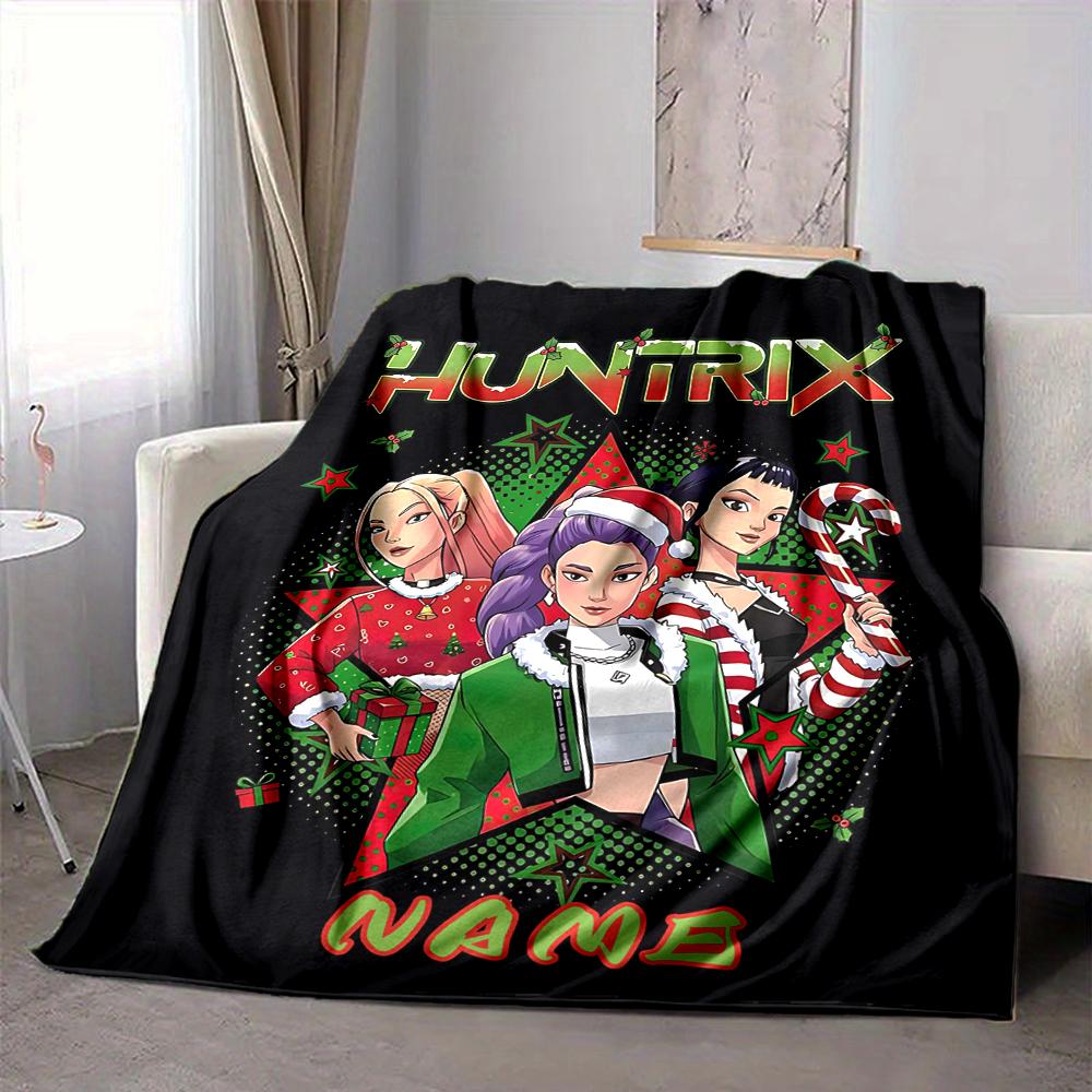 Custom 1pc Floral Fantasy Journey Blanket, Soft And Comfortable Blanket, Casual Warm, Camping Travel Blanket, Birthday Gift Q912143
