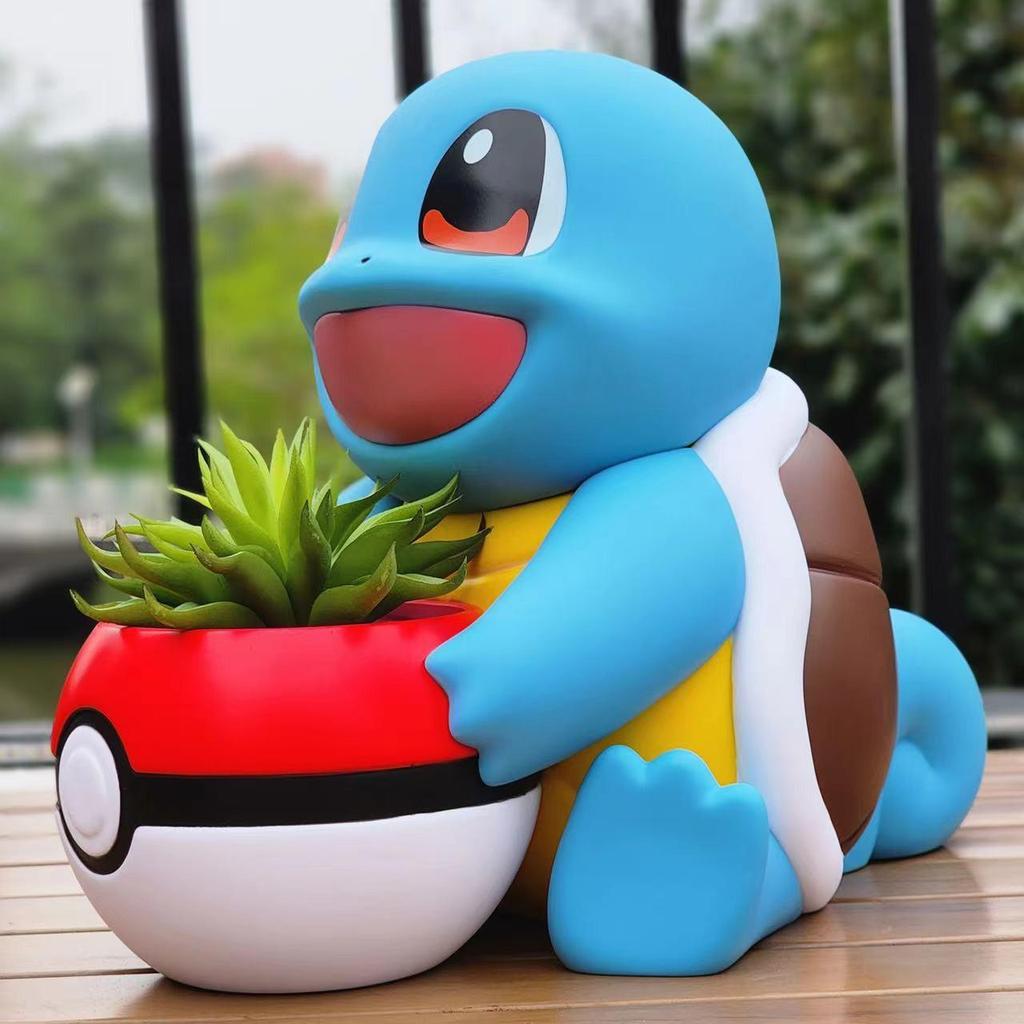 Tsundere Squirtle Golduck 1:1 Pokemon Figurine - Large Trendy Toy