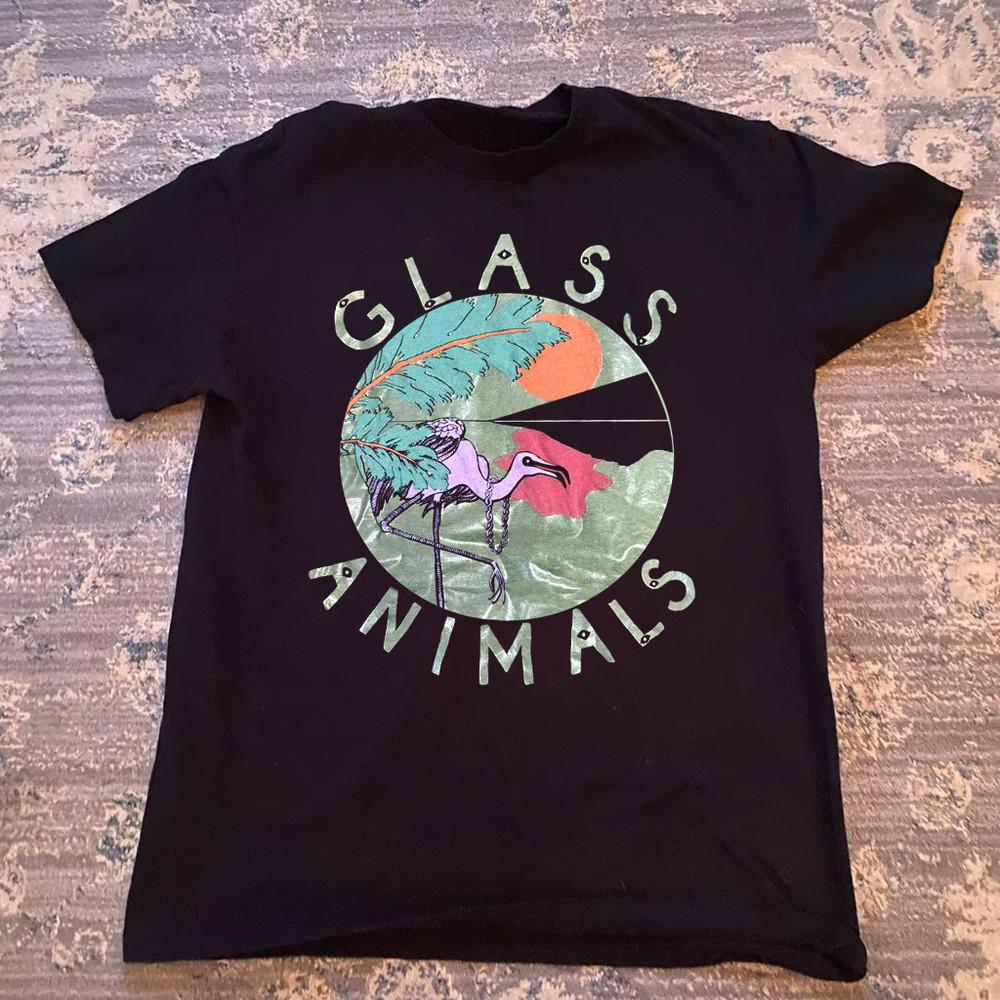 Rare! Glass Animals Band Black Shirt Unisex Concert S to 5XL SG548 Unisex T-Shirt XXXXL