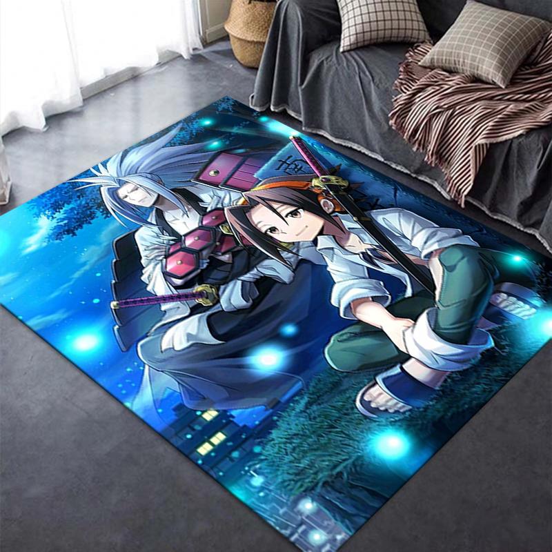 2025 New Shaman King Carpet Rug for Living Room Bedroom Home Sofa Decoration,Kids Play Non-slip Floor Mat154