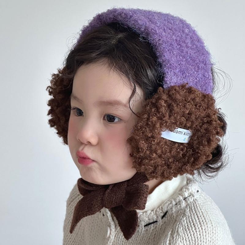 Knit Ear Muffs for Children Ages 3 to 12 Providing Excellent Warmth Adjustable Headband for Secure Fit Winter Protection