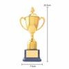 Gold Gold Trophy Awards Magnolia Plastic Award Cup School Rewarding Supply Rose Winner Award Trophy Toy