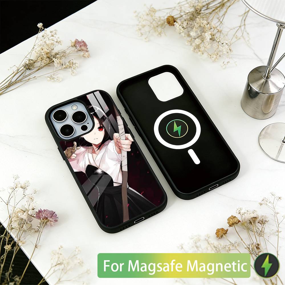 Kaguya sama Love is War Phone Case For iPhone17,16,15,14,13,12,11 Plus,Pro Magnetic with Magsafe Wireless Charging