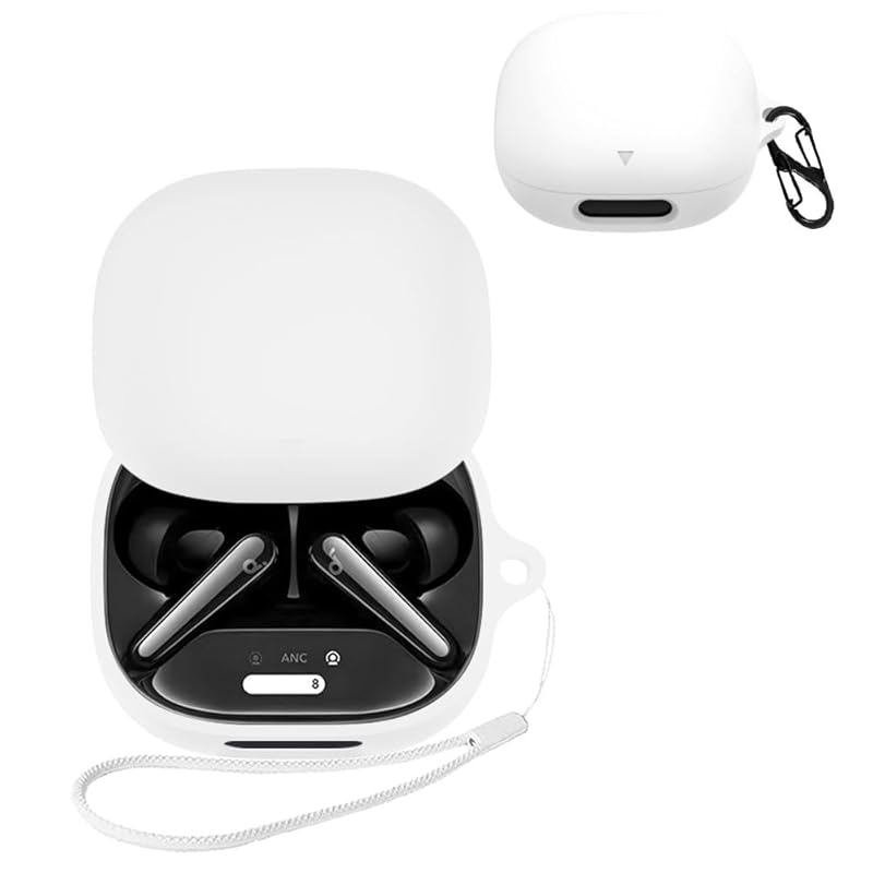 

For Anker Soundcore Liberty 4 Pro case [HVUYAL] Equipped with a hook to prevent loss lightweight Scratch prevention dustproof Hard to get hurt Soft